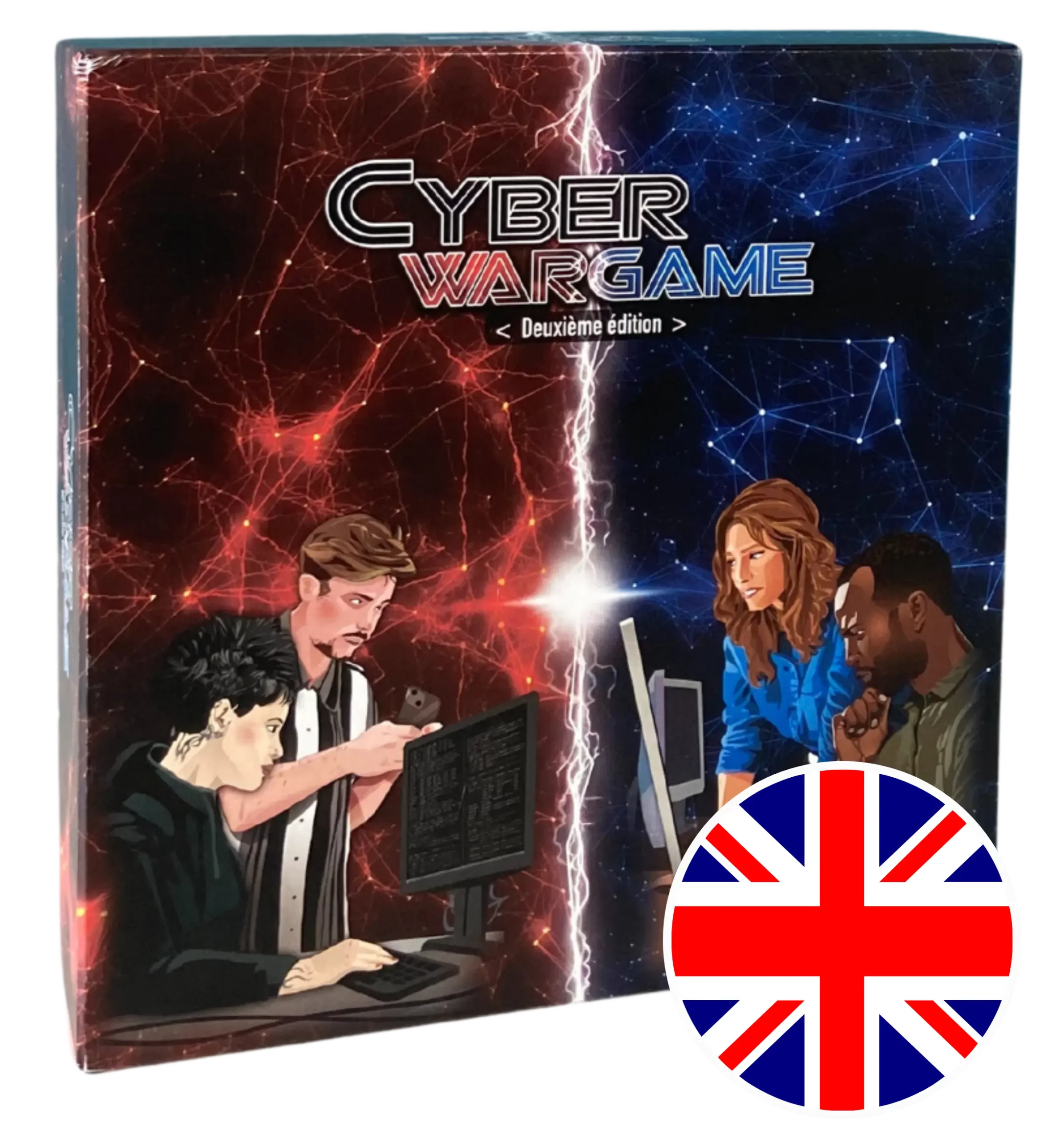 La version anglaise du serious game sur la cybersécurité, Cyber Wargame. / The English version of the cyber security serious game, Cyber Wargame.
